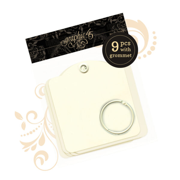 Square Tags-Ivory