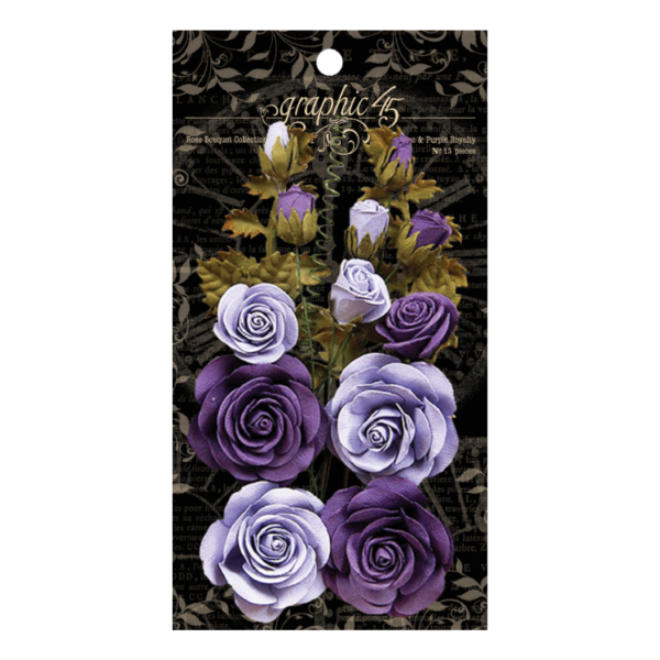 Rose Bouquet Collection French Lilac & Purple Royalty