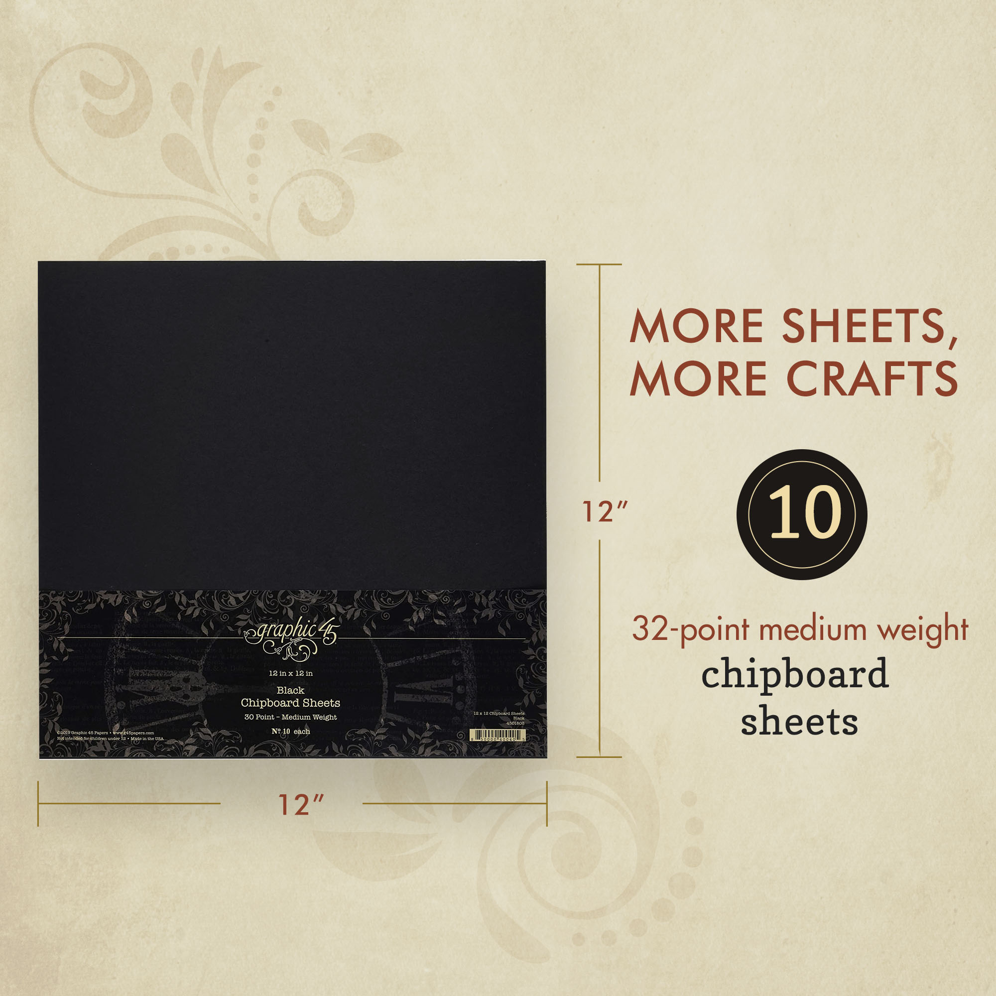 11 x 17 Chipboard. HEAVY. Studio 12 Chipboard Sheets. Loose Sheet Pa –  Design Ideation Studio