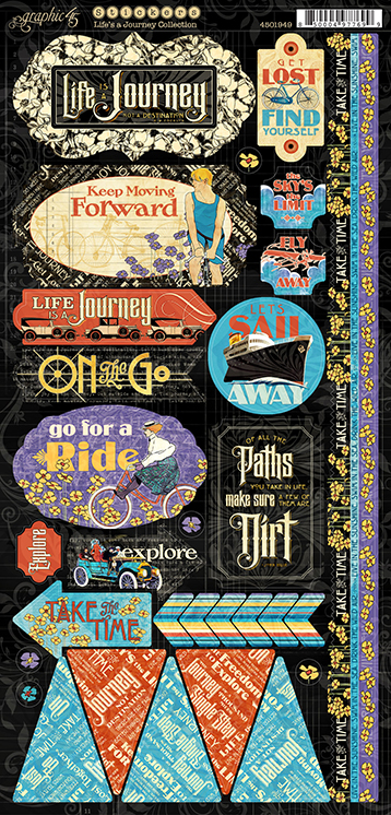 Life's a Journey Stickers