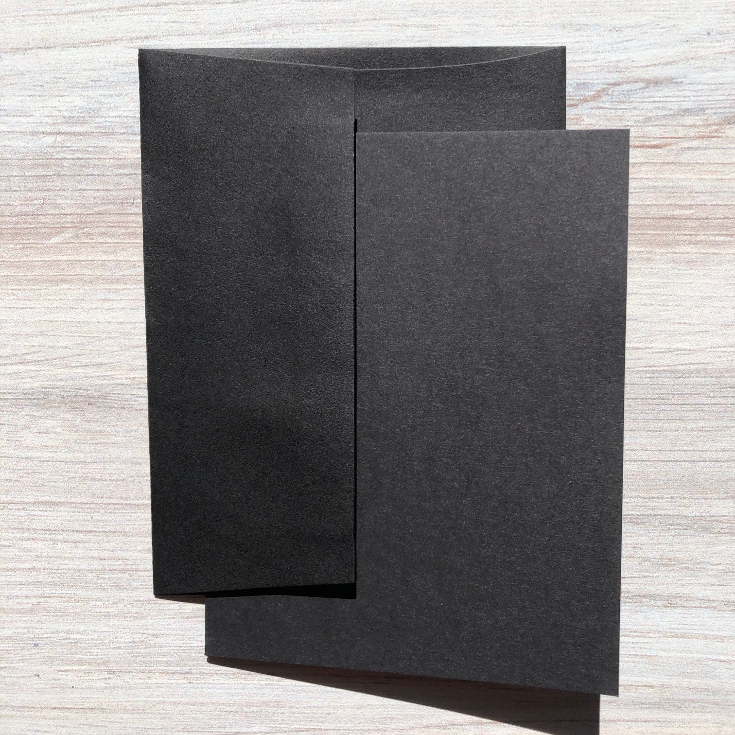 G45 Card & Env 4.25x5.5-Black