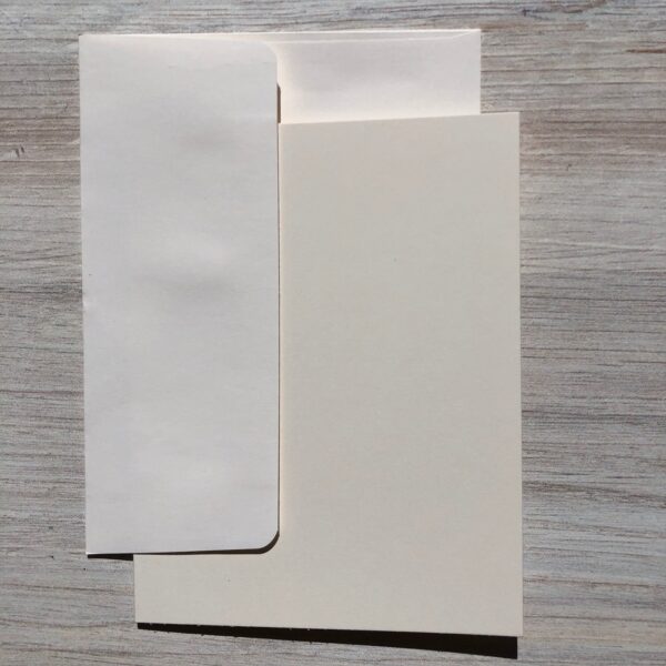 G45 Card & Env 4.25x5.5-Ivory