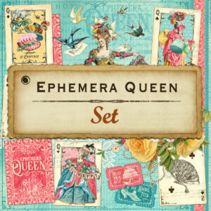 Ephemera Queen 12x12 Paper Set *4502095-4502102