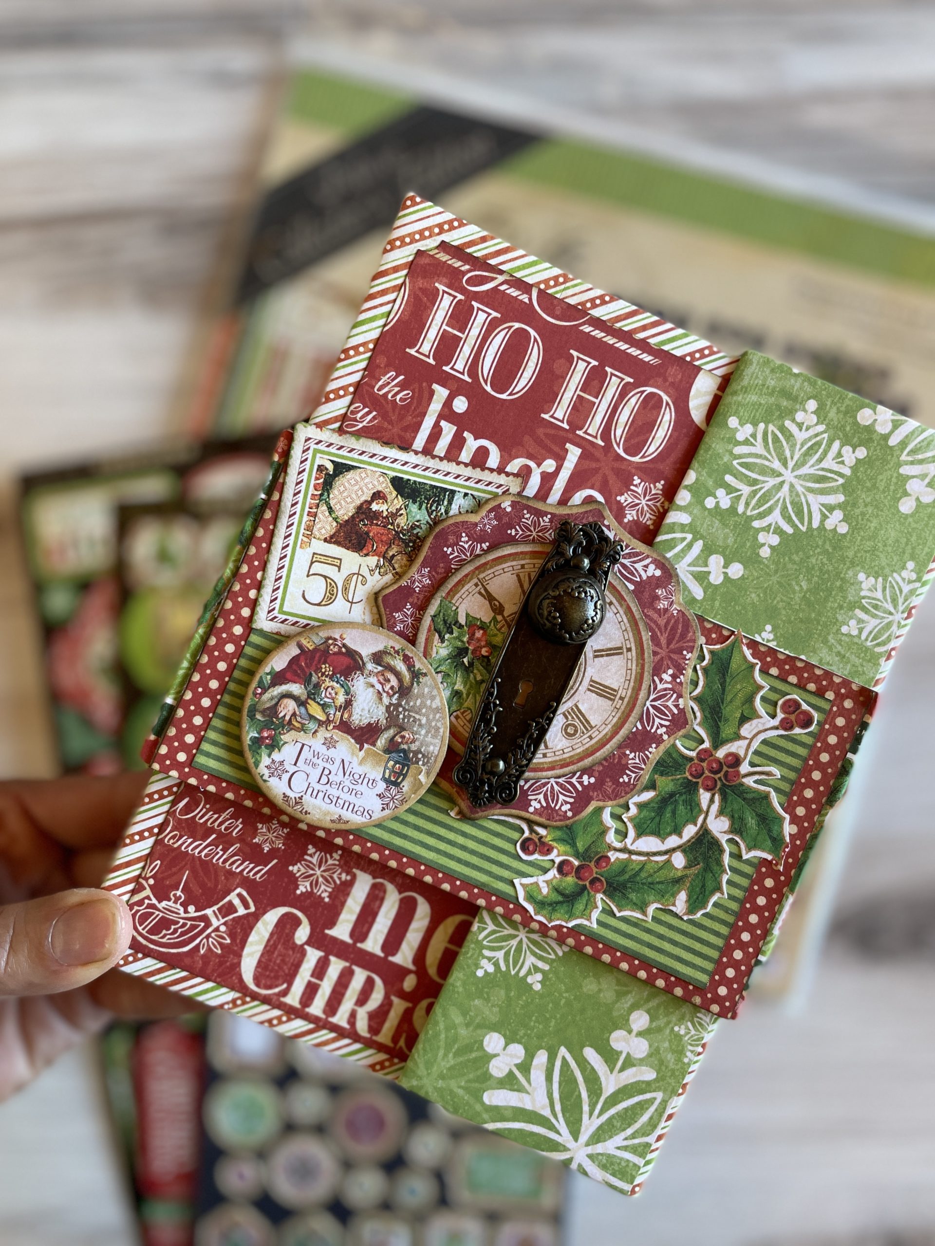 Album Kit 22 V10 – Twas the Night Before Christmas – Graphic 45 Papers