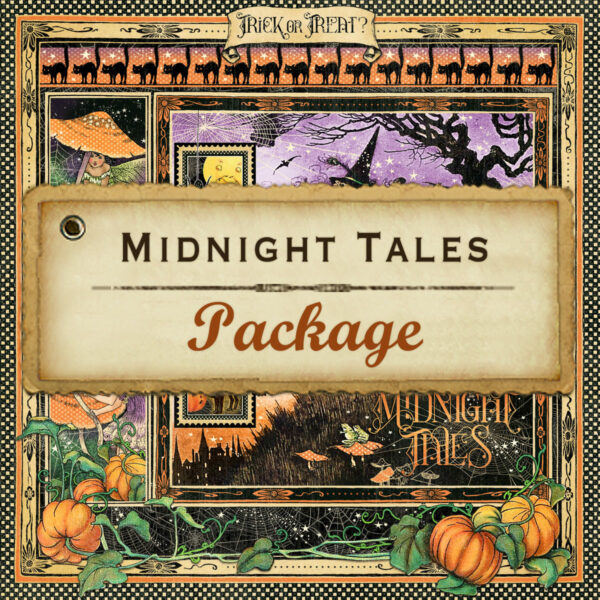 Midnight Tales, Graphic 45, Halloween, paper collection
