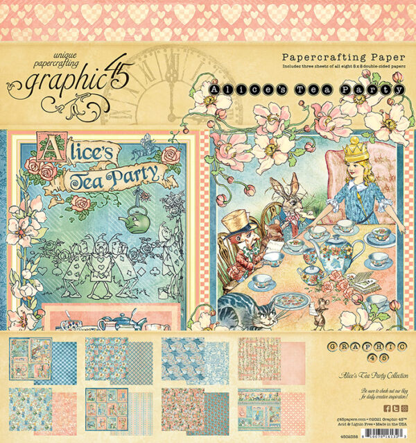 Alice’s Tea Party 8×8 Pad