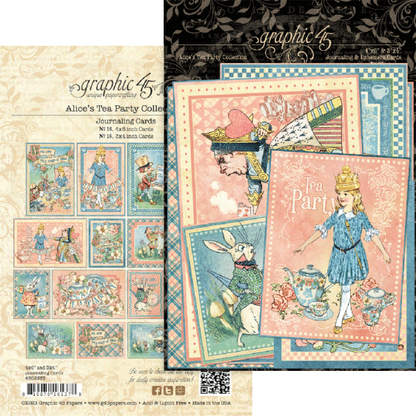 Alice’s Tea Party Journaling Cards