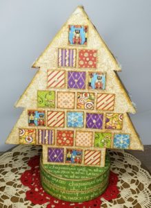 Christmas Tree, Advent Calendar, Jenn DuBell, Graphic 45, Nutcracker Sweet