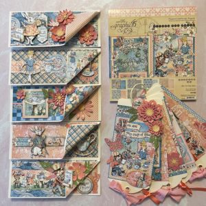 Vol 02 2022 kits, Alice's Tea Party, Slimline Cards, Tag Album