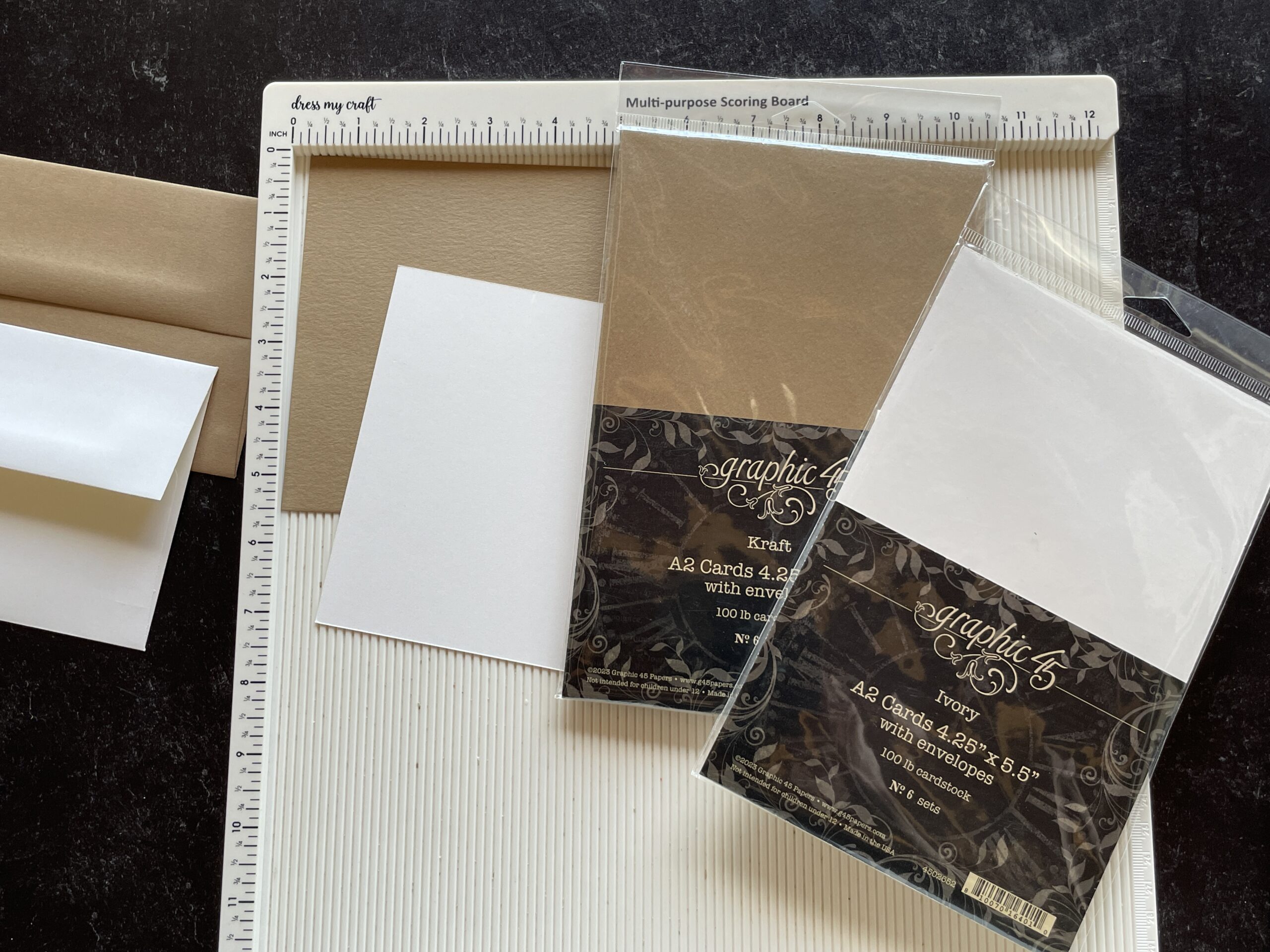 4 1/4x5 1/2 Cards & Envelopes White Heavy Cardstock 50 EA ADP99997 Paper  Accents for sale online