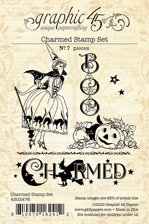 Graphic 45, Stamps, Charmed, Halloween