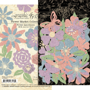 Graphic 45 - Secret Garden Collection - Die Cut Cardstock - Flowers  **CLEARANCE - All sales final**