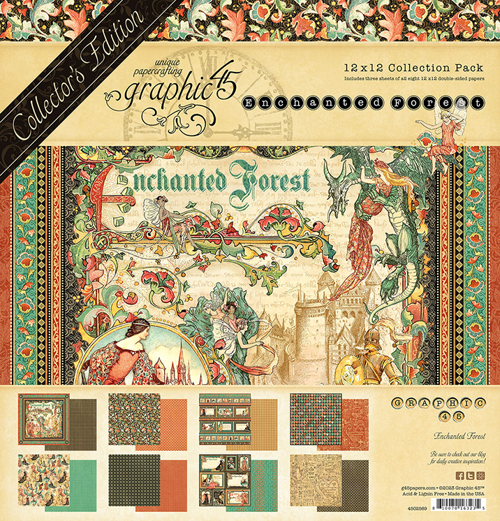 Enchanted Forest Collector's Edition 12×12 Collection Pack – Graphic 45  Papers
