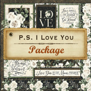 Graphic 45 * P.S. I Love You Patterns and Solids *12x12 double