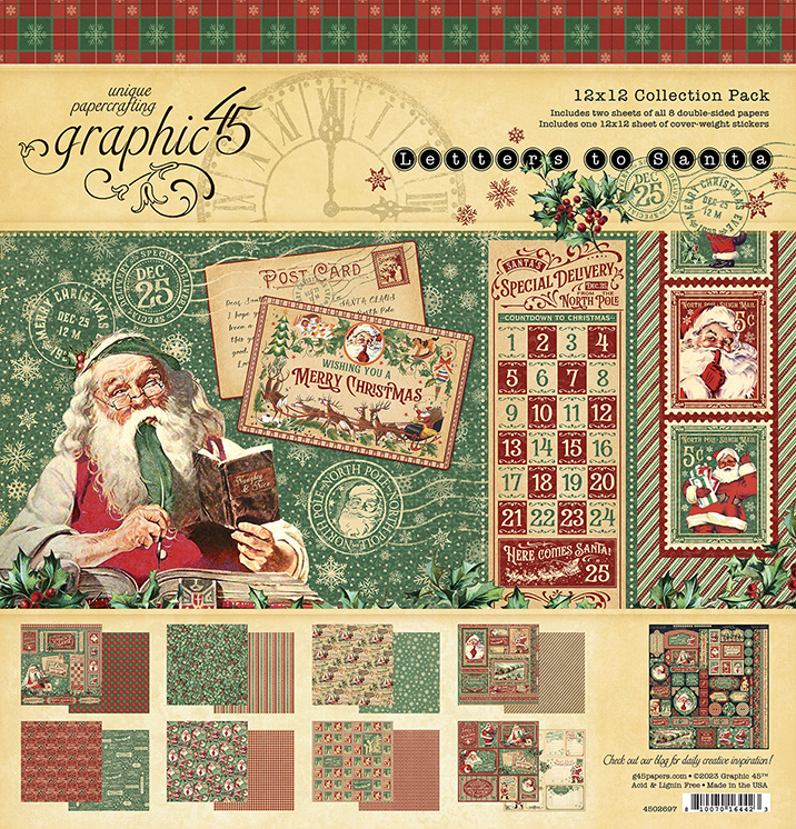 Graphic 45 Deluxe Collector's Edition Pack 12''X12''-Twas The Night Before  Christmas -G4502496, 12X12 inches
