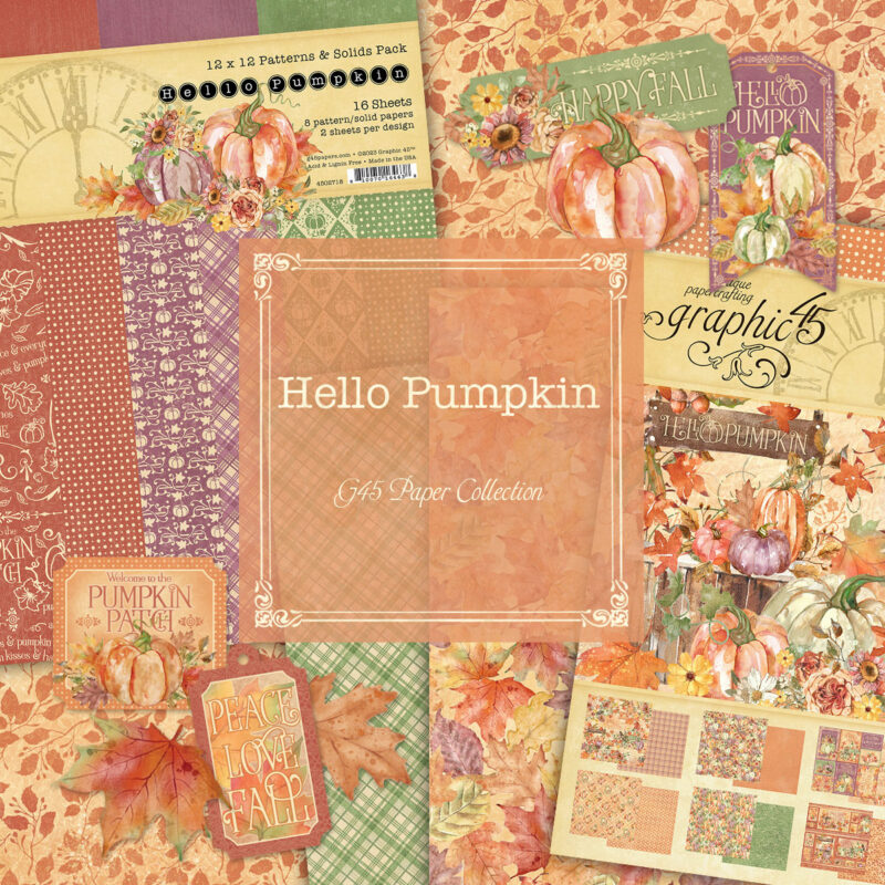 Graphic 45 - Hello Pumpkin - Bundle without Ephemera Die Cuts
