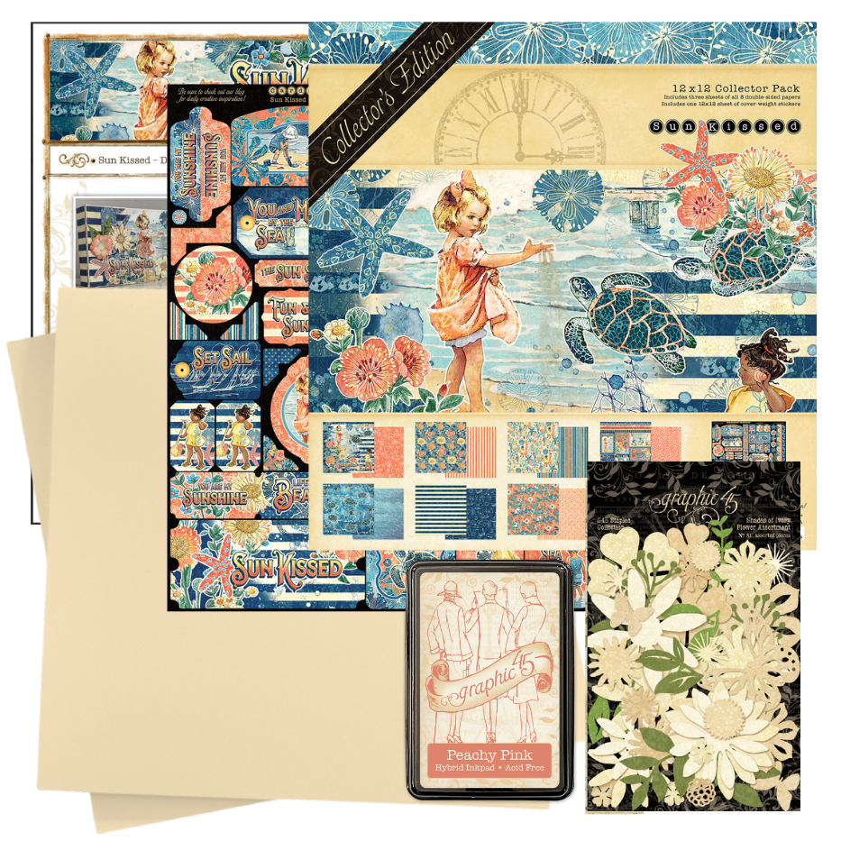 Graphic 45 - Deluxe Collector's Edition - Sun Kissed Collection Pack