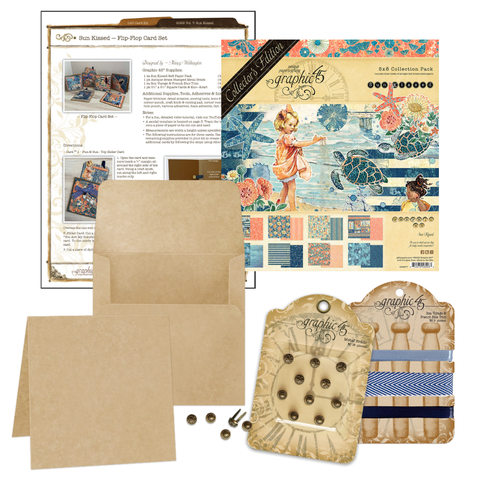 Graphic 45 - Deluxe Collector's Edition - Sun Kissed Collection Pack