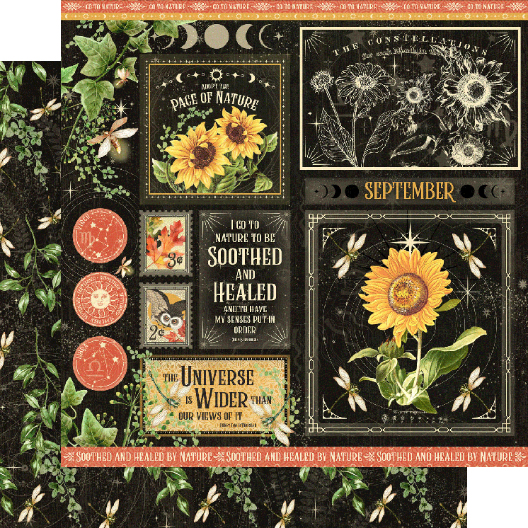 Graphic 45 Collection Pack 12X12-Life Is Abundant Patterns & Solids - -  810070165185