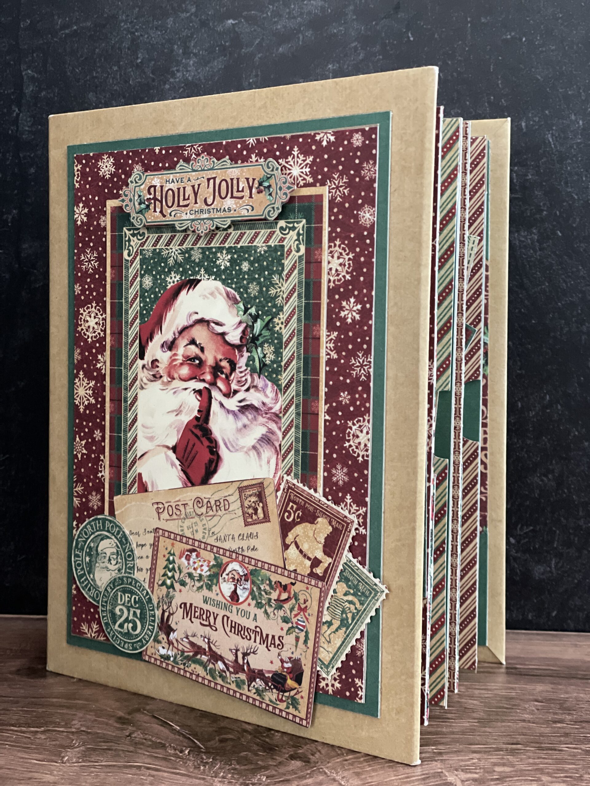 24X 6'' Vintage Paper Pad Christmas Scrapbooking Cards Album Journal Craft  DIY
